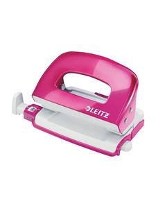 LEITZ Locher Mini Nexxt WOW 5060, pink-metallic, im Karton