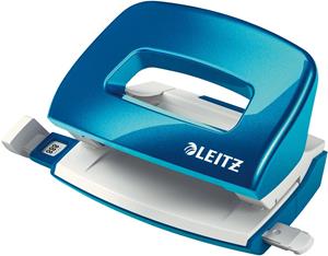 LEITZ Locher Mini Nexxt WOW 5060, blau-metallic, im Karton