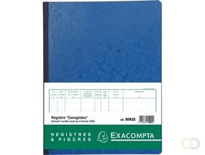 Exacompta register garagist en pomphouder, Franstalig