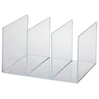 MAUL Acryl Katalog-Stehsammler , glasklar, 3-Fächer