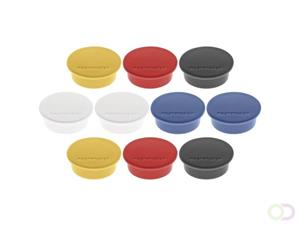 Magnetoplan Discofix Color (Ã x h) 40 mm x 13 mm rond Wit 10 stuks 1662000