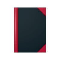 Kladde Notizbuch kariert Schwarz-Rot Anzahl der Blätter: 96 DIN A5