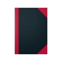 Kladde Notizbuch kariert Schwarz/Rot Anzahl der Blätter: 96 DIN A4