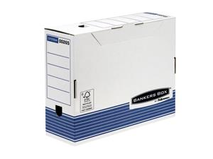 Fellowes BANKERS BOX SYSTEM Archiv-Schachtel, blau,(B)100 mm