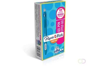 Papermate Paper Mate roller InkJoy Gel medium, lichtblauw (bright blue bliss)