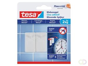 tesa Powerstrips Klebenagel für Fliesen und Metall, 2,0 kg