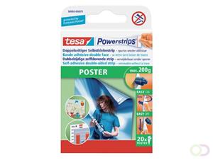 Tesa Dubbelzijdige powerstrip  poster 20stuks blister