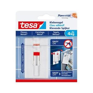 tesa Powerstrips Klebenagel für Fliesen und Metall, 4,0 kg