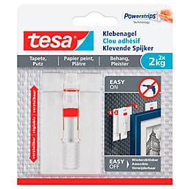 tesa Powerstrips Klebenagel für Tapeten und Putz, 2,0 kg