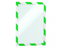 DURABLE Magnetrahmen DURAFRAME SECURITY, A4, grün/weiß