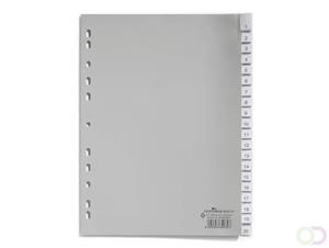 DURABLE Kunststoff-Register, A4, PP, 20-teilig, grau