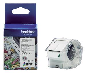 Original Brother CZ-1004 Farbetikettenrolle 25 mm breit, 5 m lang