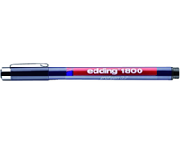 edding Fineliner  1800 zwart 0.7mm