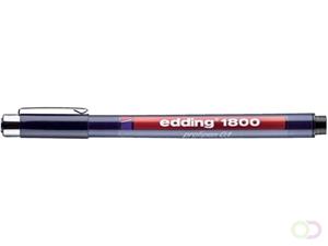 edding Fineliner  1800 zwart 0.25mm