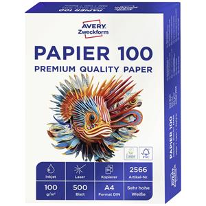 Avery Bright White Inkjet Papier A4 500 Sheets