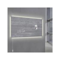 sigel SI-GL406 Glasmagneetbord Artverum LED 910x460x15 Betondesign