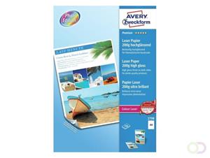 AVERY Avery Zweckform Premium Colour Laser Foto-Papier, 200 g/qm