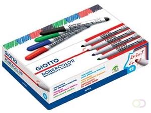 Giotto Robercolor whiteboardmarker maxi, ronde punt, zwart