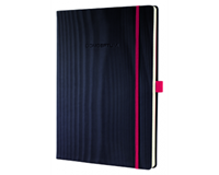 Sigel Notizbuch CONCEPTUM Red Edition - ca. A5, liniert, schwarz