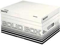 Archivbox 346mm x 305mm x 450mm Karton Weiß, Schwarz 10St.