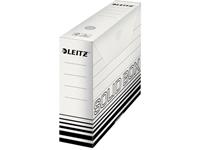 leitz Archivbox 80mm x 257mm x 330mm Karton Weiß, Schwarz 10St.