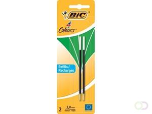 Bic vulling voor balpen 4 Colours Medium, blister met 2 stuks, groen