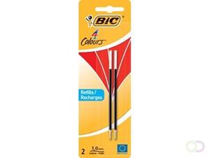 Bic vulling voor balpen 4 Colours Medium, blister met 2 stuks, rood