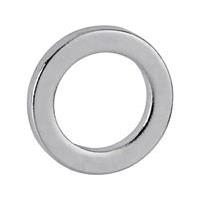 MAUL Neodym-Ringmagnet, Durchmesser: 12 mm, nickel