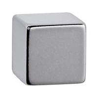 Maul Magneet  Neodymium kubus 15x15x15mm 15kg nikkel