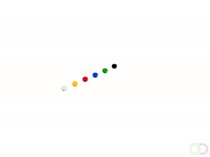 Magnet MAULpro (Ø x H) 20mm x 8mm rund Weiß, Gelb, Rot, Blau, Grün, Grau, Schwarz 20 St. 617