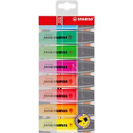 Stabilo Tekstmarker BOSS original 2 - 5 mm. assorti (pak 8 stuks)