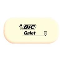 Gum Bic Galet pvc vrij zacht potlood wit | 12 stuks