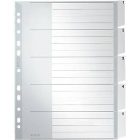 Leitz Index Cards Blank Plastic Grey 12760000