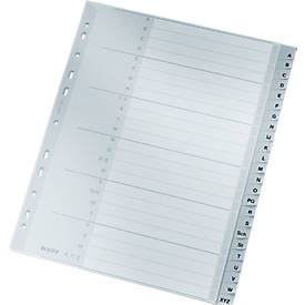 LEITZ Kunststoff-Register, A-Z, A4 Überbreite, 24-teilig