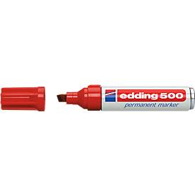 Edding Permanent marker 500 2 - 7 mm. groen (doos 10 stuks)