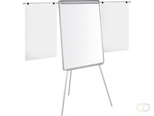 Pergamy magnetisch flipchart met papierklem en 2 uitschuifbare armen ft 107 x 75cm