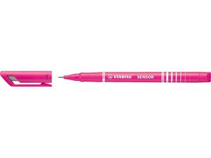 STABILO Fineliner sensor, Strichstärke: 0,3 mm, pink