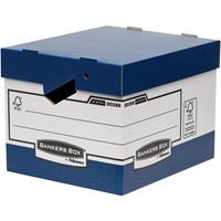 Bankers Box archiefdoos, formaat 33,3 x 29,2 x 40,4 cm, blauw