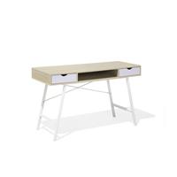 Beliani CLARITA Bureau Licht houtkleur MDF