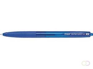 Pilot balpen Super Grip G retractable breed blauw