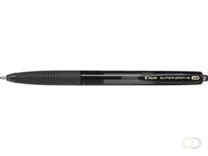 Pilot balpen Super Grip G retractable extra breed zwart