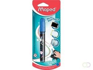 Maped krijtmarker, 1 stuk op blister, blauw