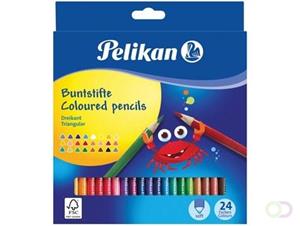 Pelikan Dreikant-Buntstifte dünn, 24er Kartonetui