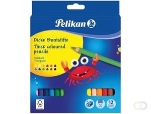 Pelikan Dreikant-Buntstifte Jumbo, 12er Kartonetui