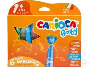 Carioca baby teddy 6 viltstiften (vanaf 1 jaar)