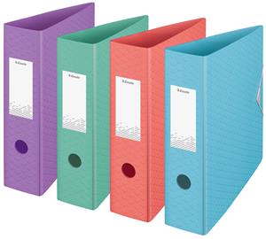 Esselte ordner Colour'Ice A4, uit polyfoam, rug van 7,5 cm, geassorteerde kleuren