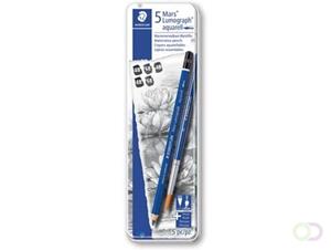 STAEDTLER Bleistift Mars Lumograph aquarell, 6er Metalletui