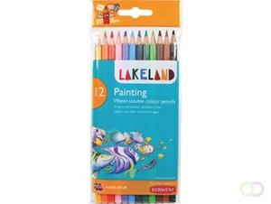 Lakeland aquarelpotlood, pak van 12 stuks in geassorteerde kleuren