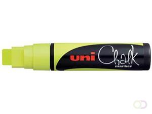 Uni-Ball Kreidemarker Chalk PWE-17K, neongelb, Keilspitze