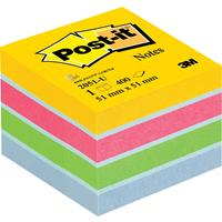 Post-it Haftnotiz-Würfel Mini, 51 x 51 mm, Ultrafarben